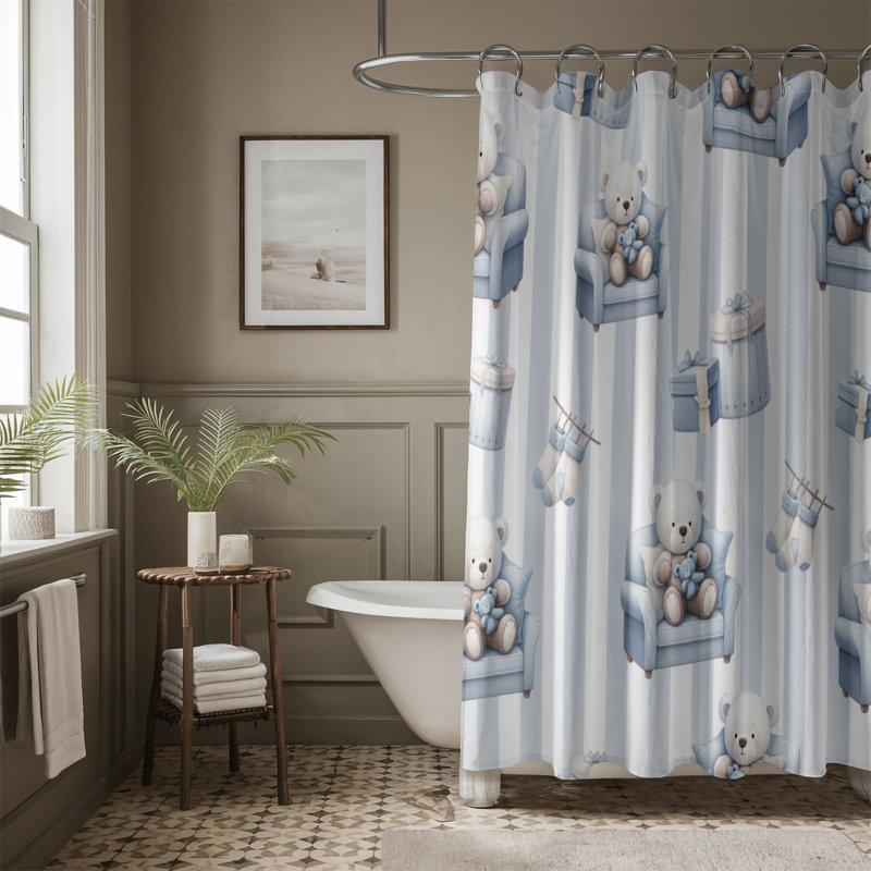 Rideau de douche Fluffy Bear - Premium
