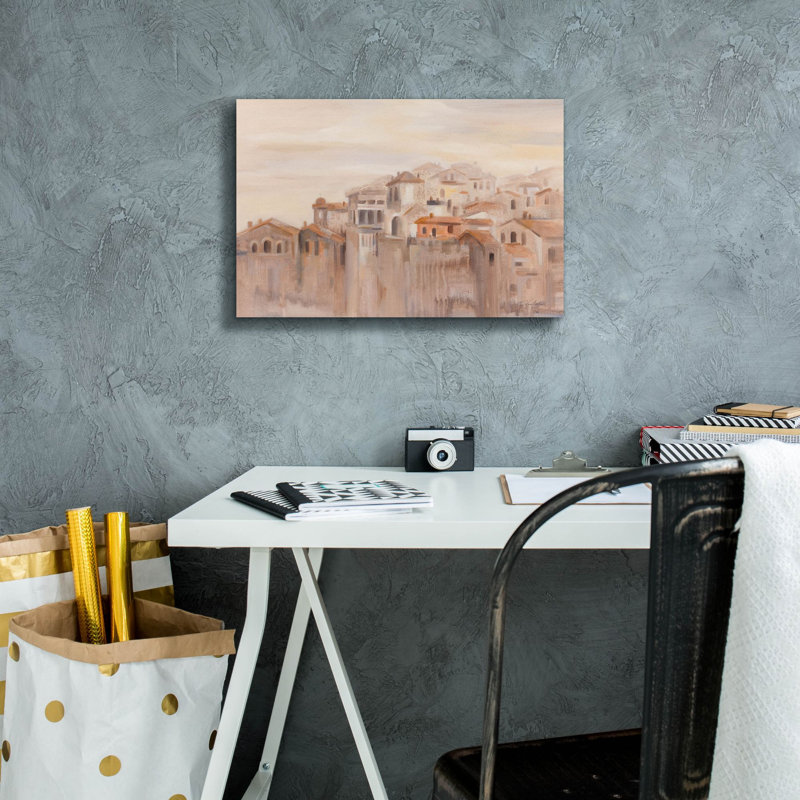 "Epic Graffiti" Old Town Italy "par Silvia Vassileva, art mural sur toile, H 12 po x l 18 po