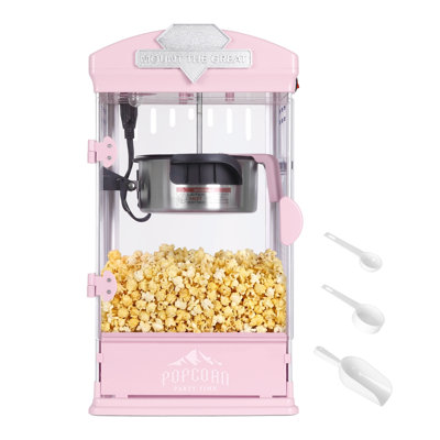 8Oz Portable Popcorn Machine,19.54 Inches Countertop Popcorn Popper For Parties, Events, And Home Theater