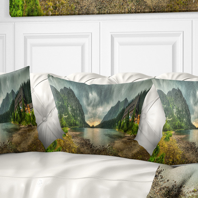 Coussin Schafer Landscape, 18 po x 18 po, Carré