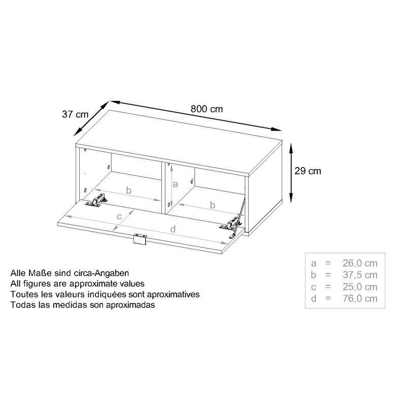 Mccaffrey Unfinished TV Stand for TVs up to 55", White/Concrete Oxide Optics