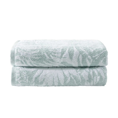 Lago Palm 6 Piece 100% Cotton Towel Set