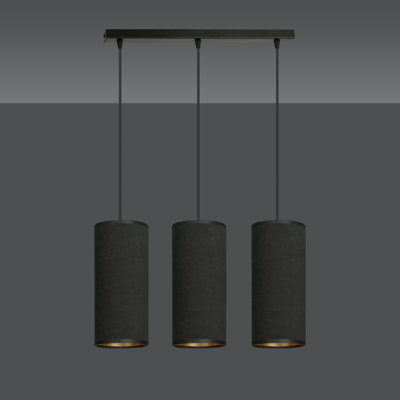 Ealidh 3 - Light Steel Kitchen Island Pendant