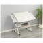 1500 Piece Jigsaw Puzzle Table with 4 Storage Trays - Adjustable Height & Angle Adult Puzzle Board for Home Gift (White)