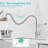 Hands Kitchen Faucet - Touchless Automatic Smart Contemporary Design With Brushed Nickel, Ceramic Filler, Brass Construction Sink Nickel Finish, For