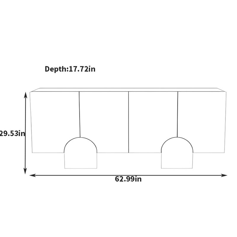 Buffet multifonctionnel simple