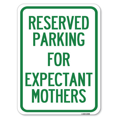 Parking Reserved For Expectant Mothers/23388