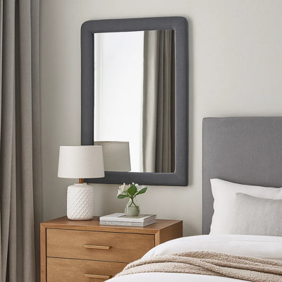 Miroir de commode en tissu