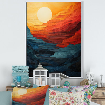 «Bold Sunrise Horizon IV - Sunrises Sunset», reproduction d'art