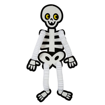 Fun Express Skeleton Honeycomb Hanging Decorations - 4 Pc.