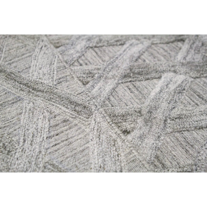 Wool Geometric Area Rug