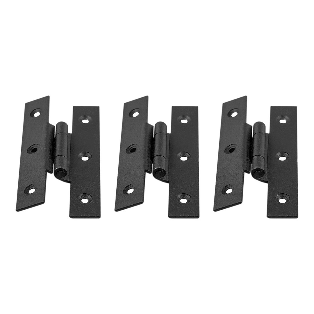 Forged Iron Cabinet Surface Mount Hinge (Set of 3) The Renovators Supply Inc.