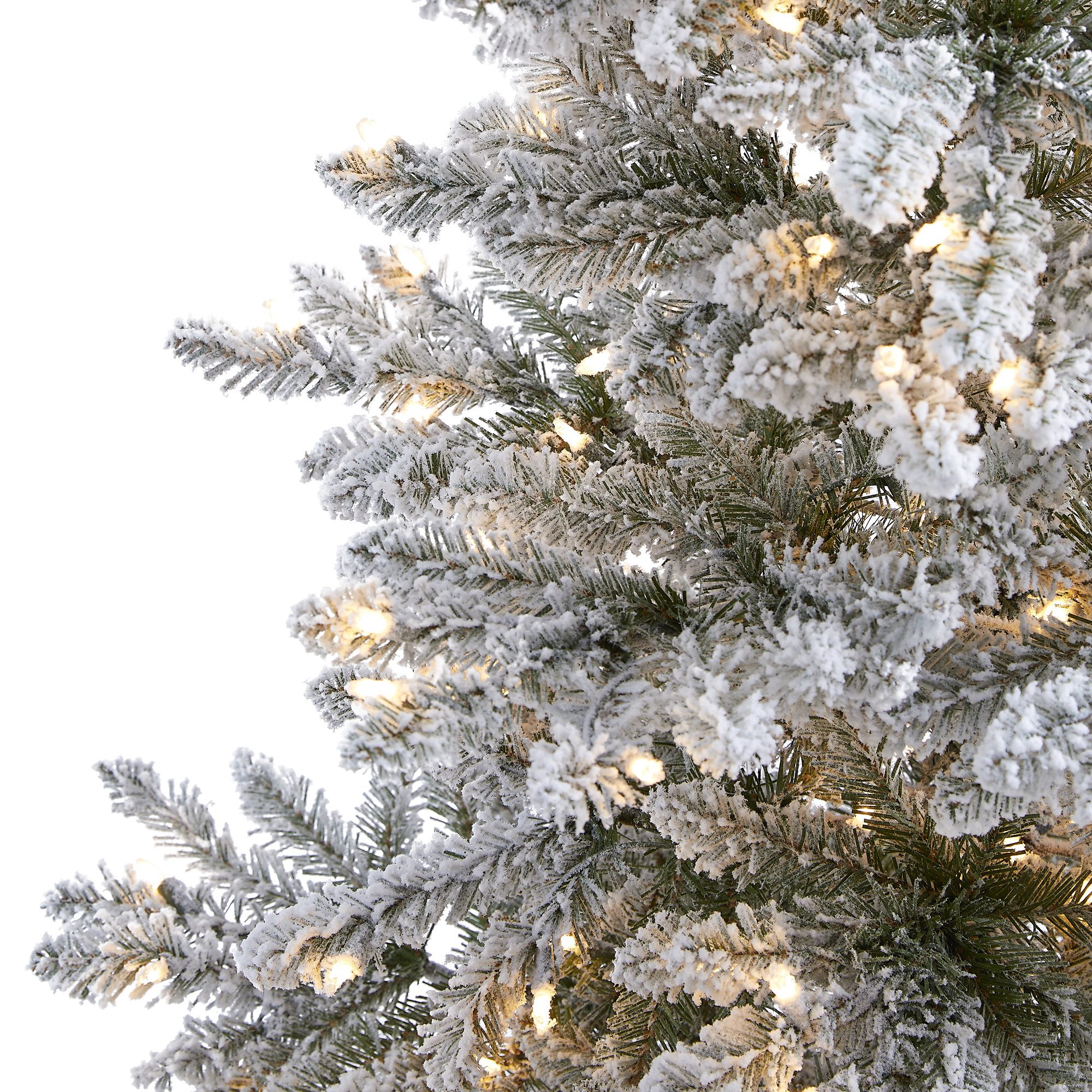Lighted Artificial Spruce Christmas Tree, 6' H