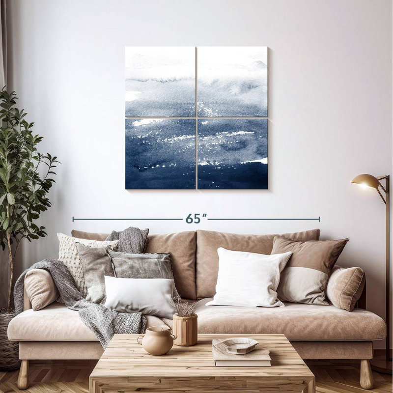 The Deep Blue, 38" H x 38" W