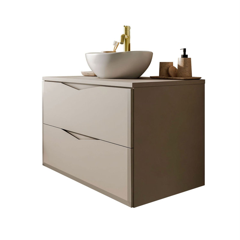 60mm Single Bathroom Vanity with Ceramic Basin