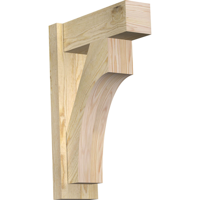 Westlake Block Outlooker, 32" H x 28" D, 6" W Douglas Fir (Rough Sawn)