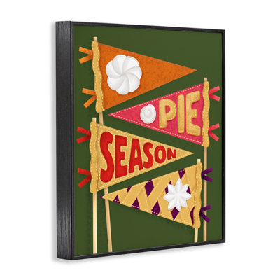 «Pie Season Pennants», estampe numérique, conception de Jilly Jack Designs