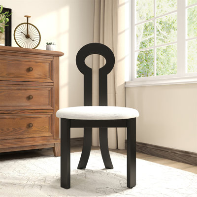 Vintage Rubber Solid Wood Dining Chair Only Chairs, Not Including Tables