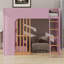 Lit mezzanine avec échelle et tablettes de rangement pratiques-578619512-578619519