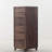 Simple Black Walnut Entrance Cabinet Solid Wood Accent Chest