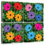 Harnek Retro Flowers On Grass