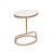 Luxe Halo Marble Side Table
