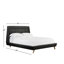 Lit plateforme en tissu d’ameublement Browder-563571194-563571187