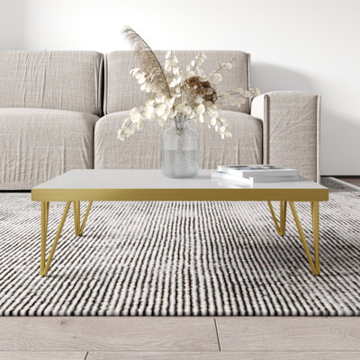 Prosto 9.6" Coffee Table with High Gloss Finish