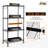 47" H x 23.6" W x 14" D Shelving Unit