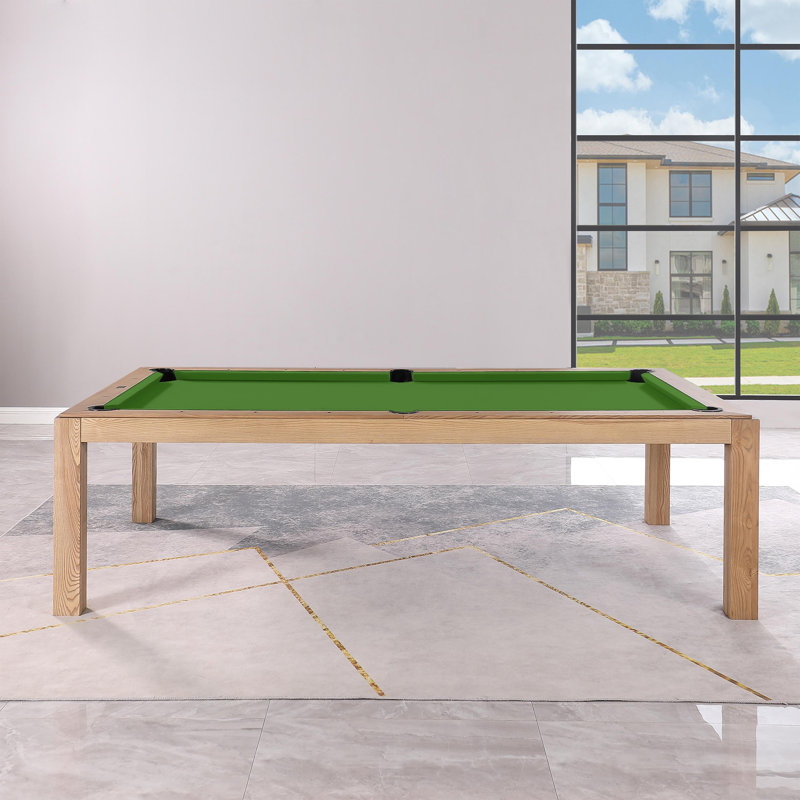 Table de billard Ashmont, Frêne Rétro, 8 pi, Vert pomme