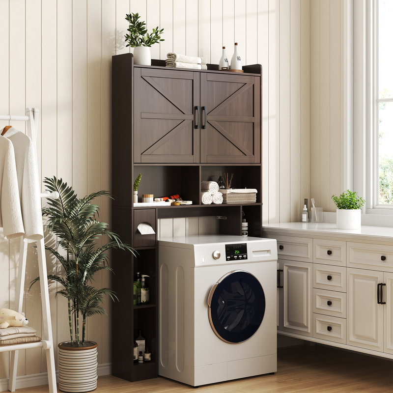 Armoire de rangement au-dessus de la toilette, Espresso