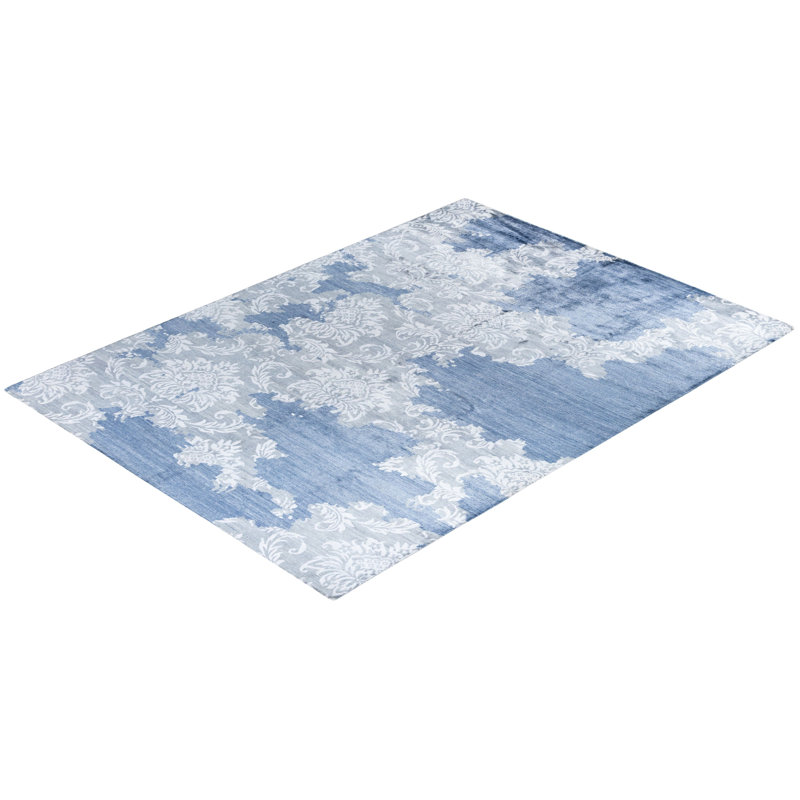 Overdyed One-of-a-Kind Rectangle 9' X 12'2" Hand Knotted Area Rug