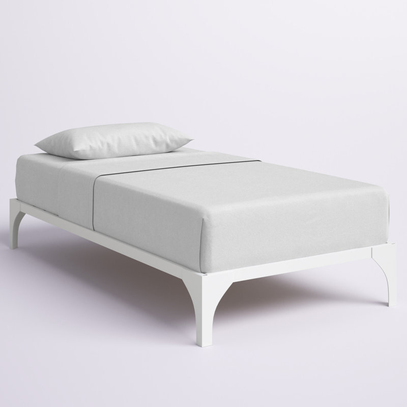 Adharsh Twin Metal Platform Bed by Mack & Milo™, White