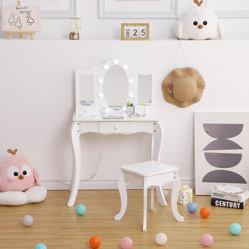 Coiffeuse Ileane, Blanc