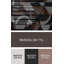 «Abstract Shapes 98», art mural sur toile noire-872948170