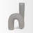 Resin Textured Concrete Gray Decorative Object-114195705