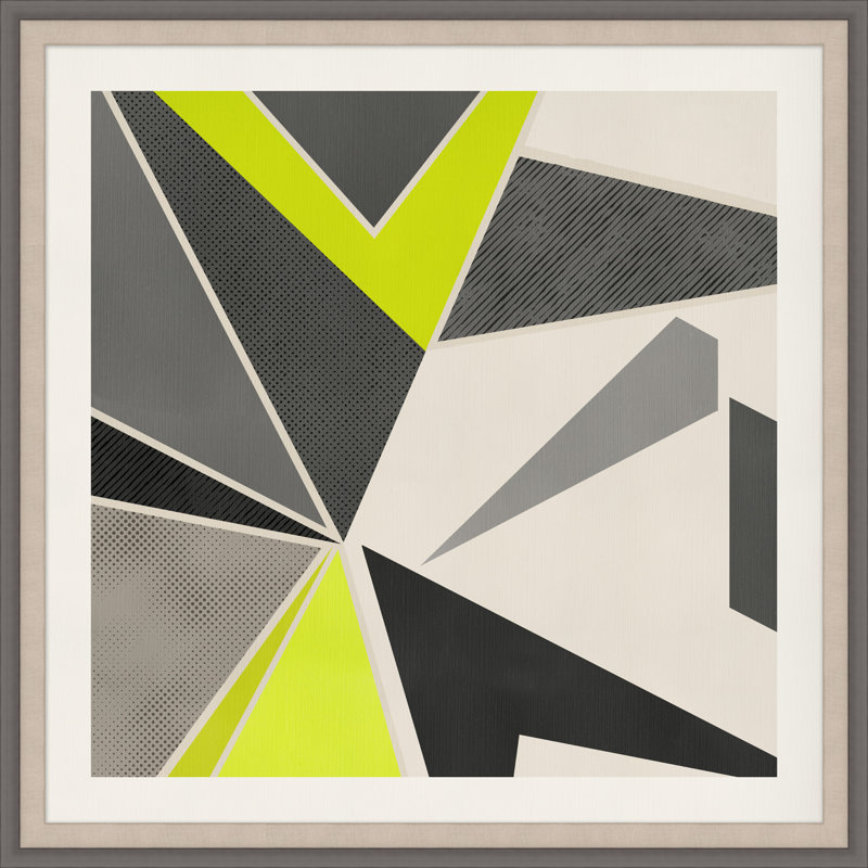 Platonic 1' Framed Graphic Art Print on Glass