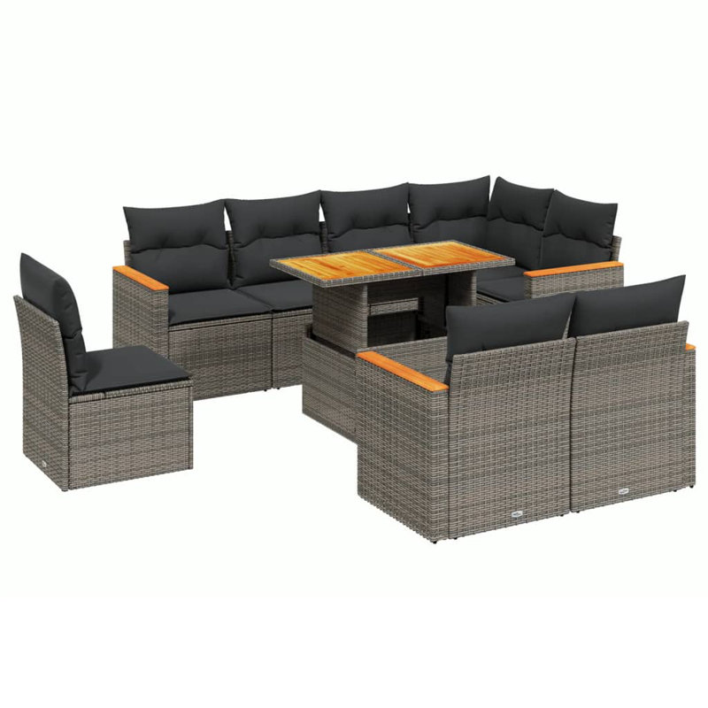 Ensemble de canapé de jardin Vidaxl