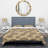 Yellow Abstract Animal Print Polyester Animal Print Duvet Cover