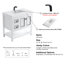 Ensemble de meuble-lavabo double 61 po Thome-406529600-406529603