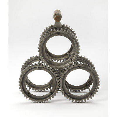 Sol Tabletop Wine Bottle Rack Grey