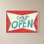 «Retro Open Sign» par Jen Bucheli - Impression sur toile