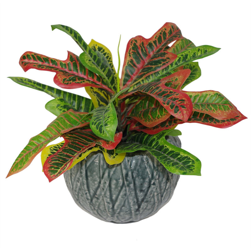 40 cm H Faux Foliage Plant in Plastic Pot Liner