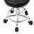 Backed Adjustable Height Ergonomic Lab Stool with Removable Casters / Wheels-239825902