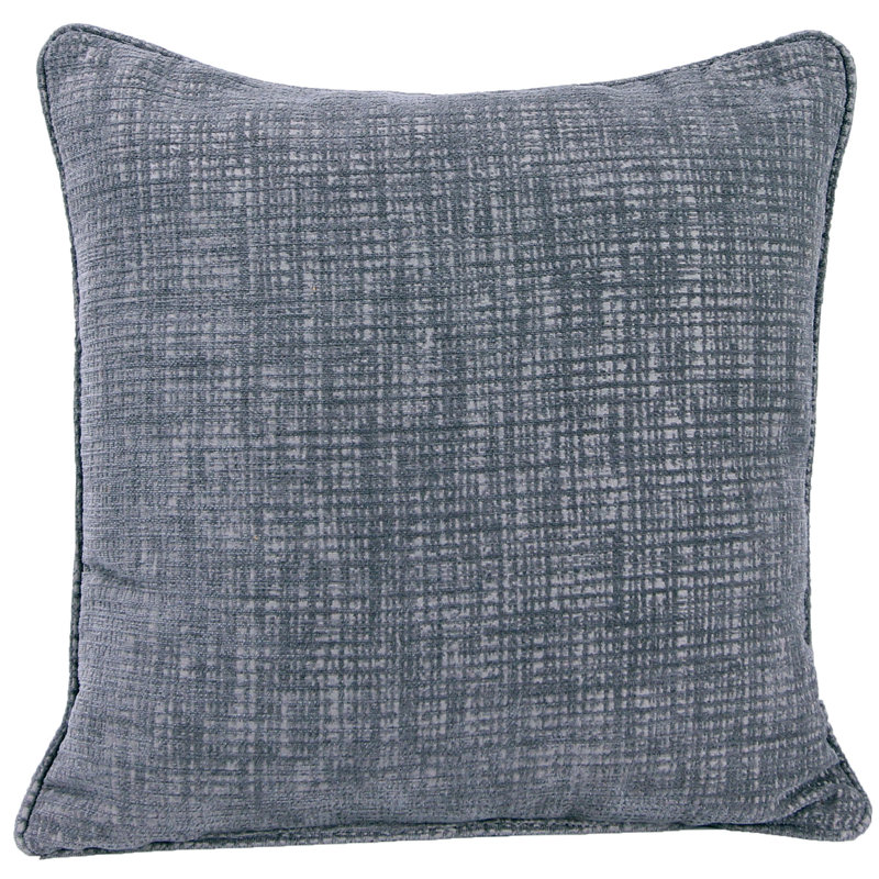 18" x 18" Indoor Throw Pillow, Hatched Steel