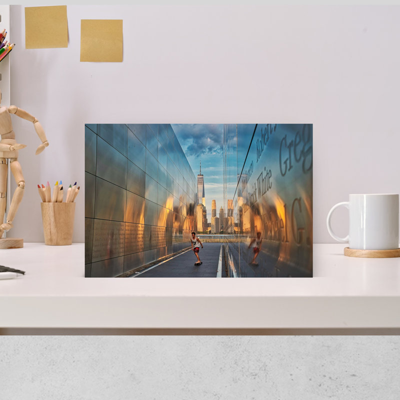 Contemporary Art Contemporary Architecture Sunset Wall Art, 12" H x 18" W