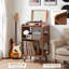 Support pour platine vinyle avec rangement et station de charge pour disques vinyles