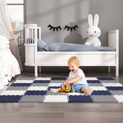  35.4'' W X 71'' L Interlocking Foam Playmat, Crawling Mat, Floor Mats for Baby Playroom or Gym