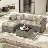 Cartert 9 Pcs Outdoor Cushion Cover Set For 3" Outdoor Cushions And Patio Furniture Cushion Covers,  Only Covers