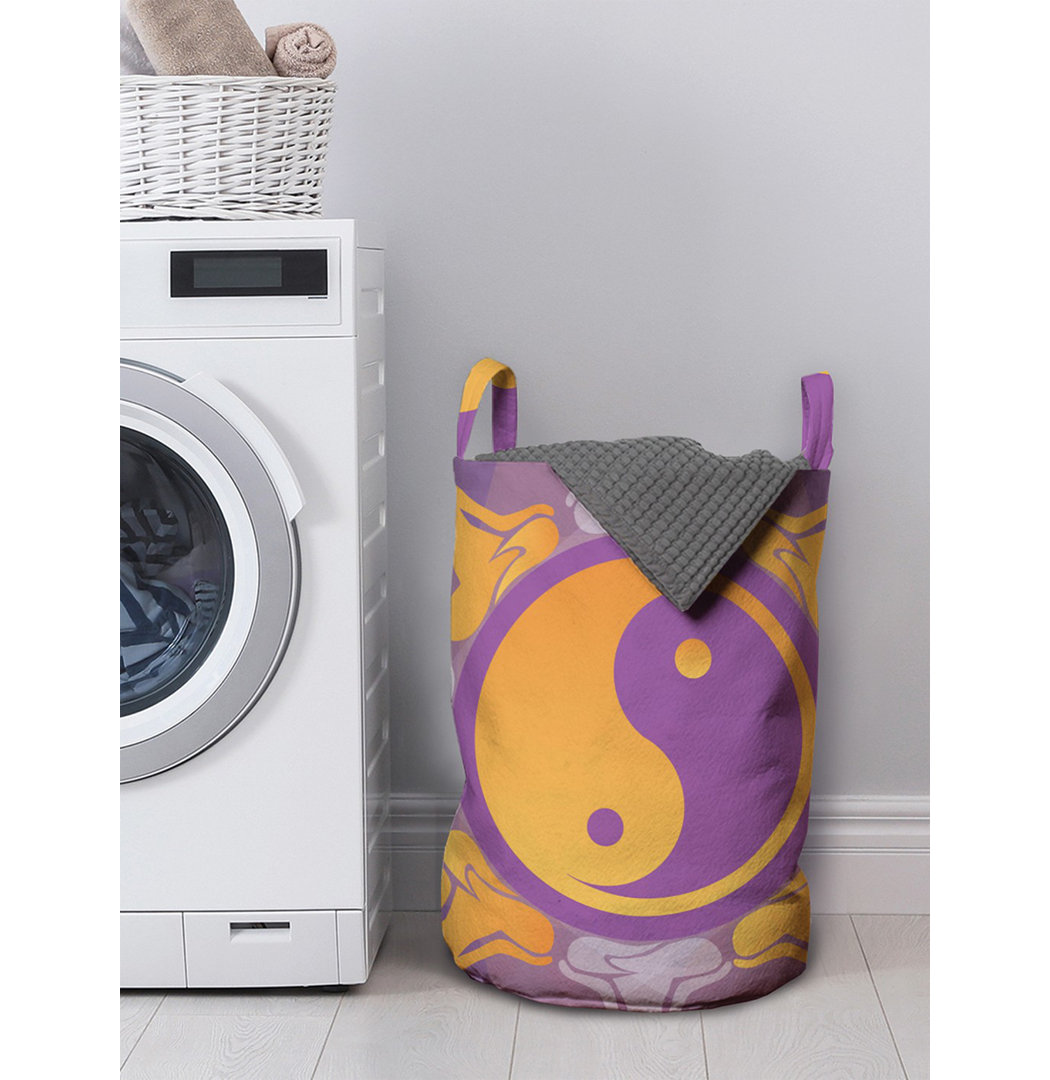 Fabric Laundry Bag with Handles East Urban Home
